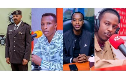 Rugaju Raegan,CSP Hillary Sengabo,  Ricard na Mucyo Antha barekuwe by’agateganyo