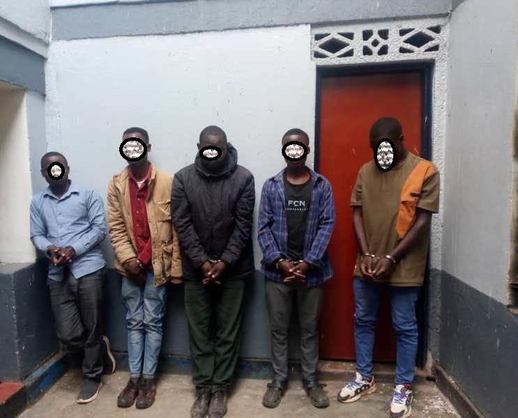 Gicumbi:Police yafashe Abagabo batanu bakekwaho guhungabanya umutekano